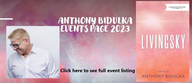 Anthony Bidulka Author Events – 2023