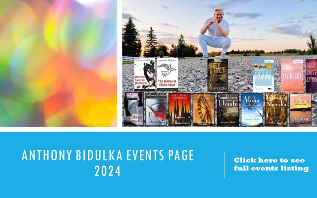 Anthony Bidulka Author Events – 2024