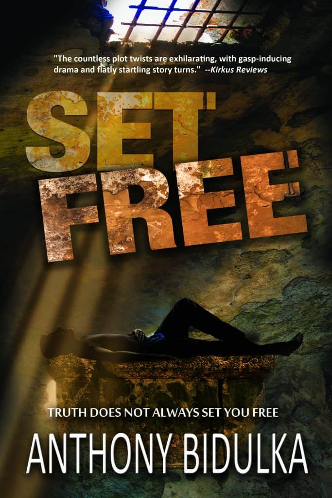 The final cover with top blurb for Set Free.