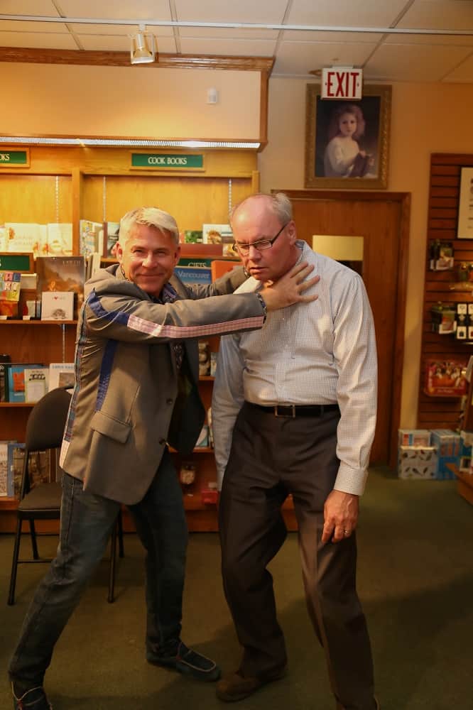 With Owl's Nest Bookstore Owner Michael Hare